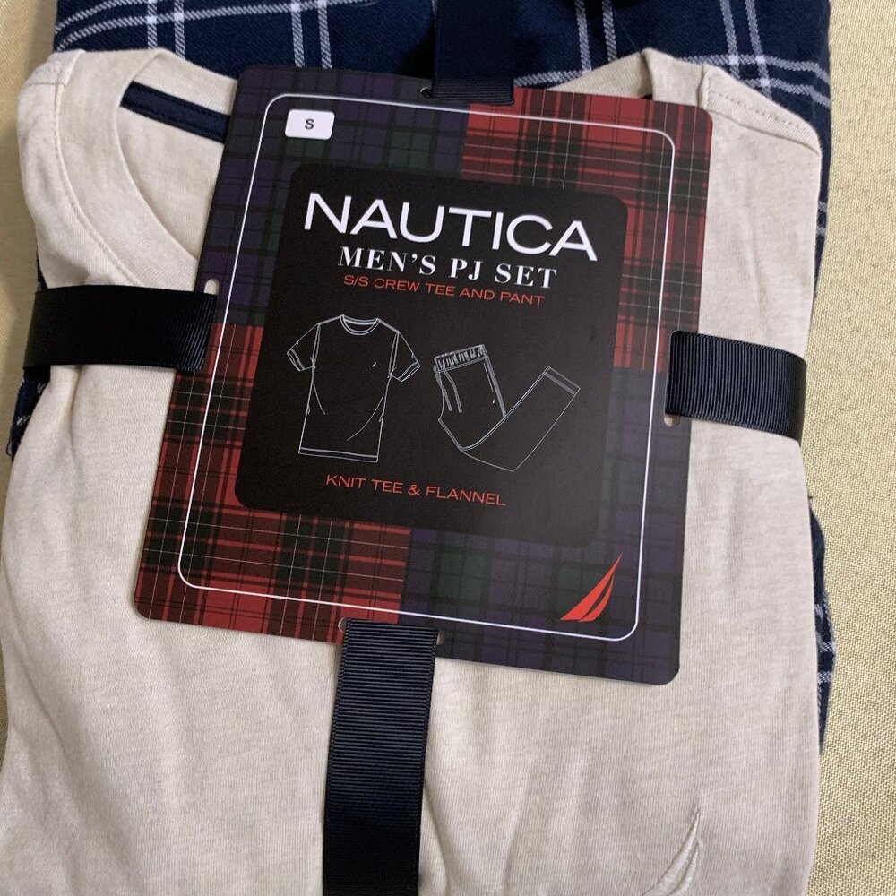 Nautica Brand 2 piece Mens Pajama Set